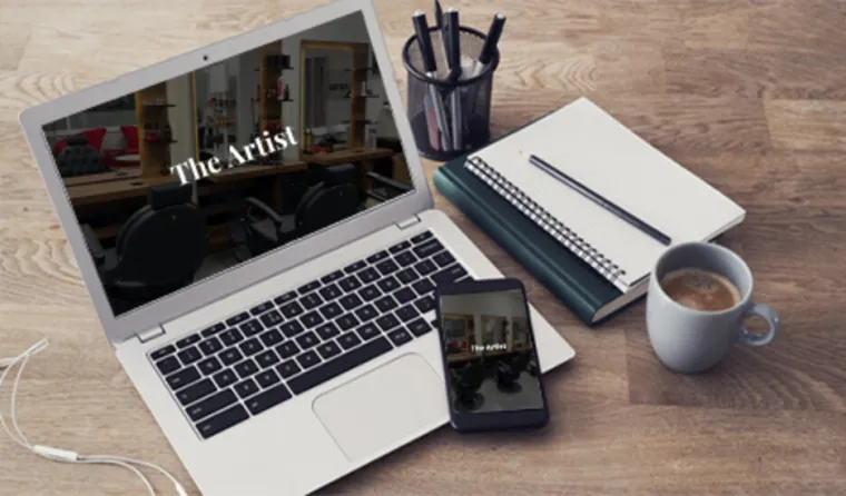 Nouveau support de communication web, Reims, The Artist